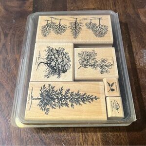 Stampin' Up! Nature's Beauty Wooden Stamp Set - Black